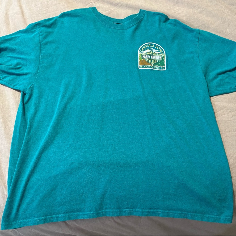 Harley-Davidson Turquoise Short Sleeve Tee